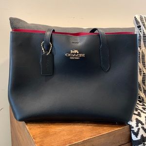 Coach leather handbag